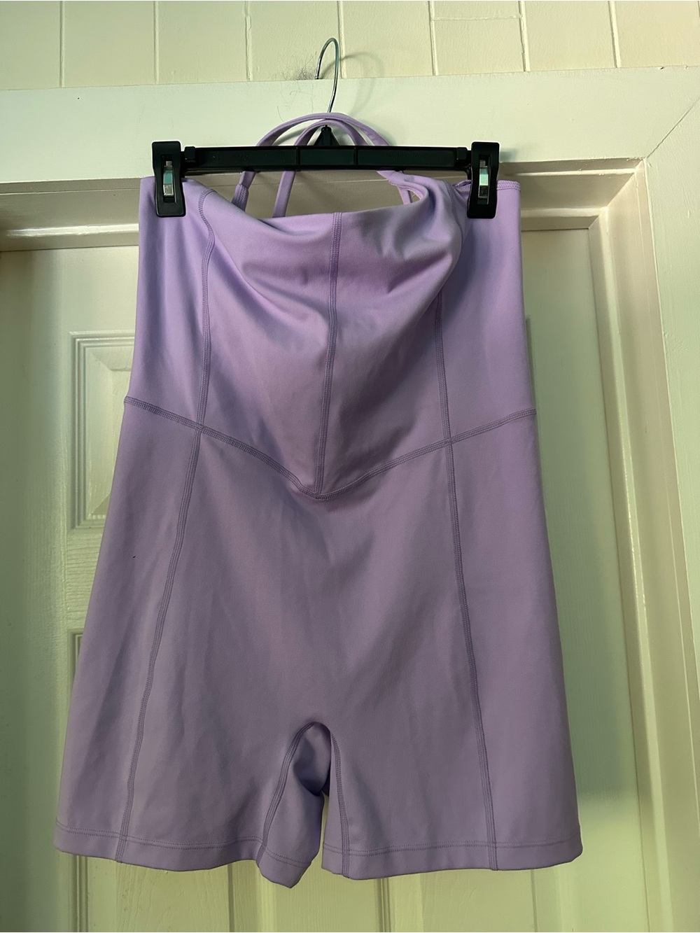 all in motion Lavender High-Rise Bike Shorts
